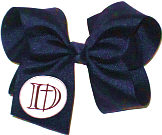 Large Dunham Navy with Navy Knot Bow